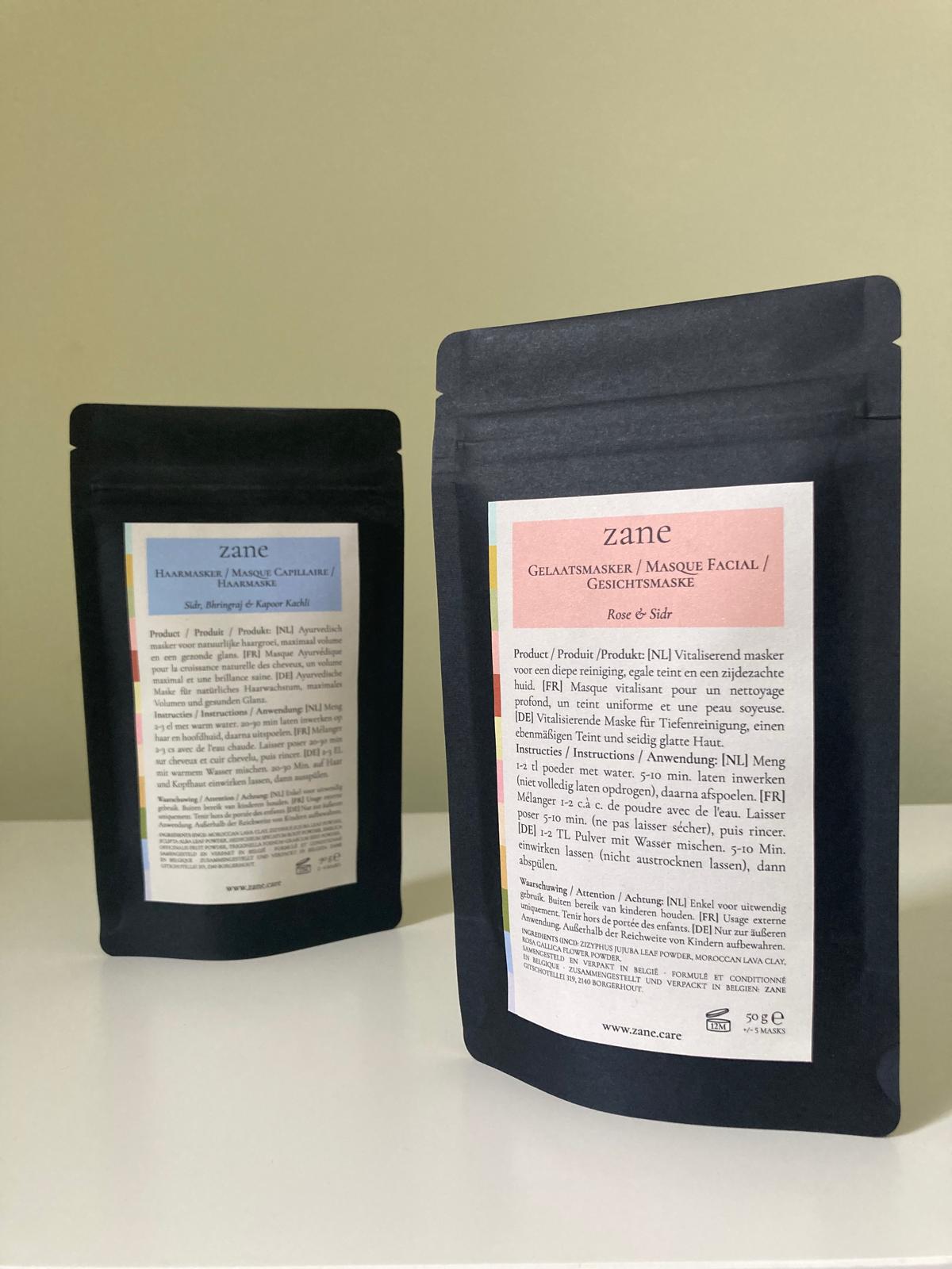 zane haarmasker: Sidr, Bhringraj & Kapoor Kachli