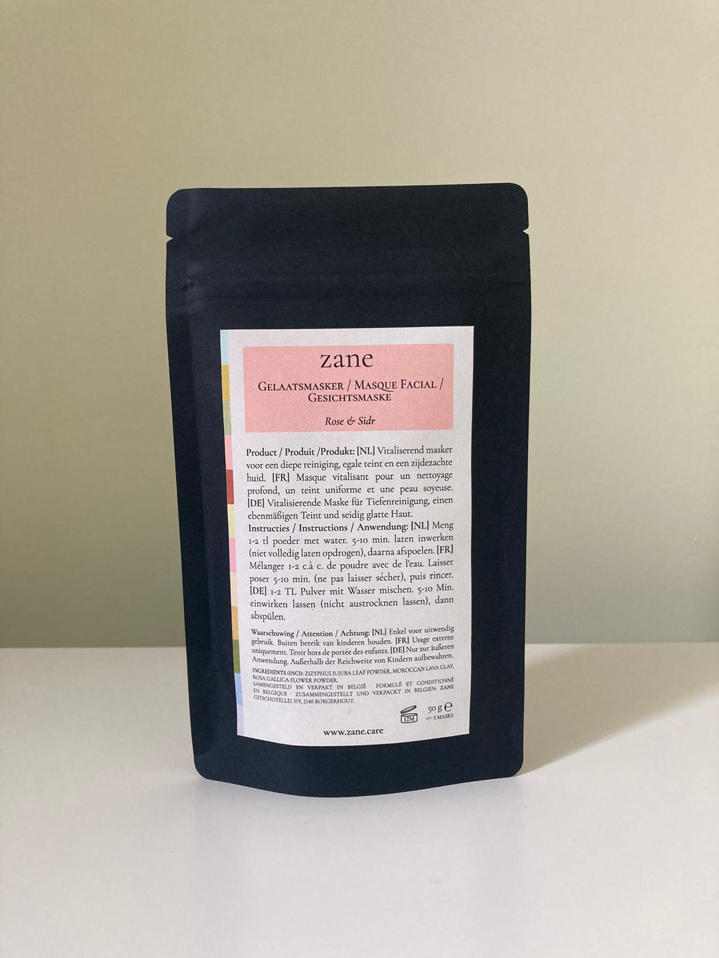 zane gelaatsmasker: Rose-Sidr