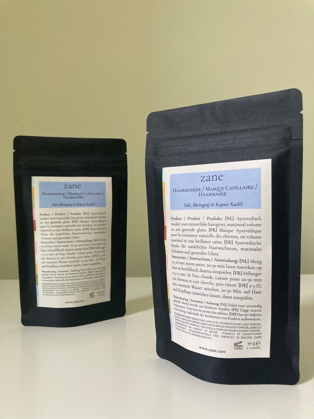 zane haarmasker: Sidr, Bhringraj & Kapoor Kachli