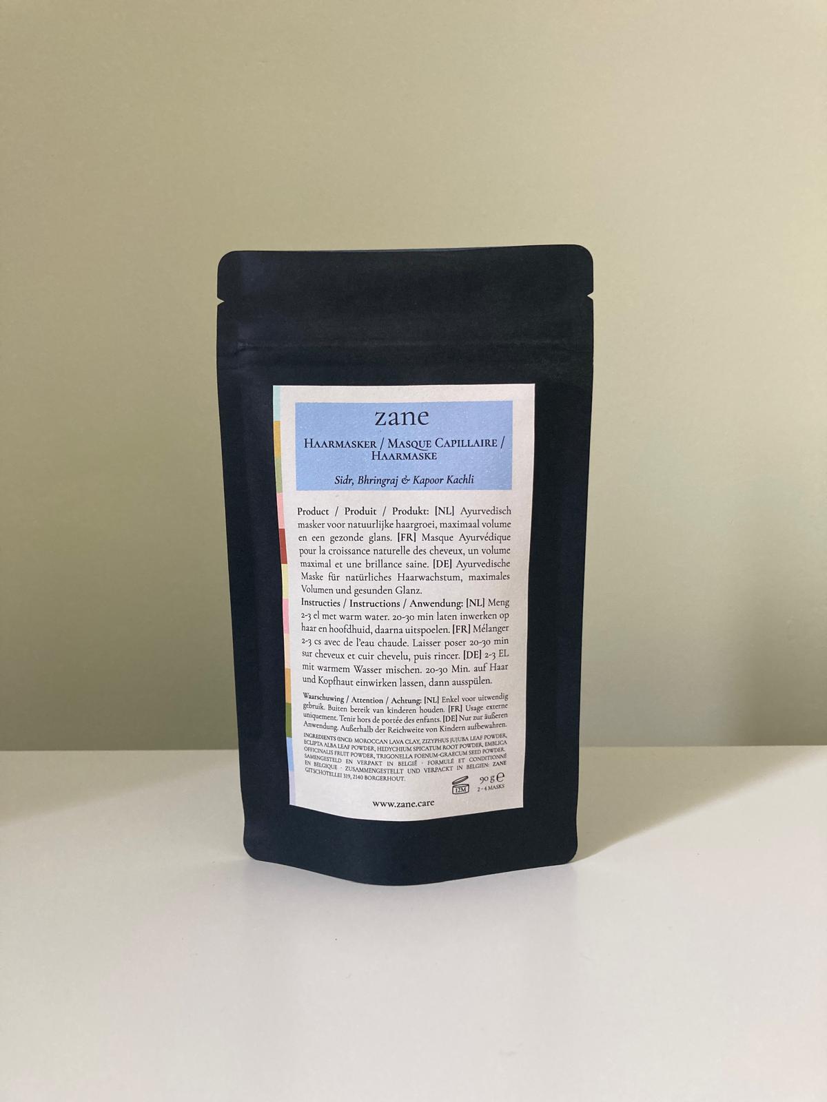 zane haarmasker: Sidr, Bhringraj & Kapoor Kachli